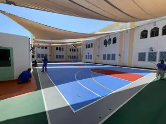مدارس دار الذكر — مؤسسة الرشاد — أثناء مراحل التنفيذ