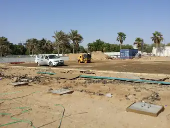 شاطئ الشباب — أثناء مراحل التنفيذ