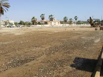 شاطئ الشباب — أثناء مراحل التنفيذ