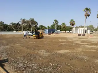شاطئ الشباب — أثناء مراحل التنفيذ